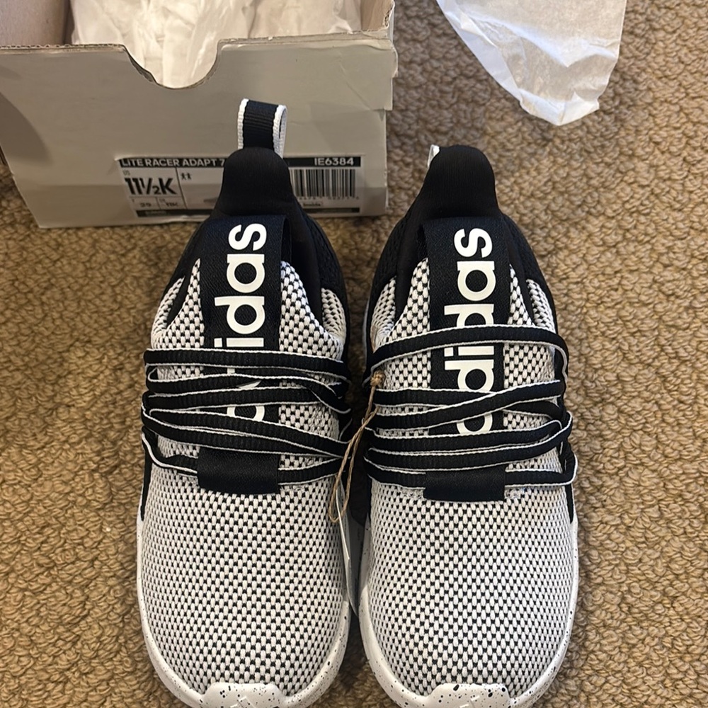 Adidas Monochrome Mesh Trainers